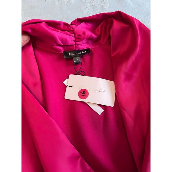 Line and Dot Lisa top in Berry size XS summer Resort wear Love Island Style - Picture 10 of 13